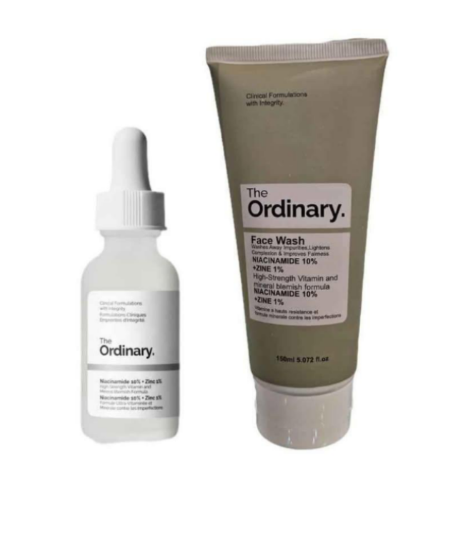 Ultimate 2 in 1 , 1pcs niacinamide serum and face wash