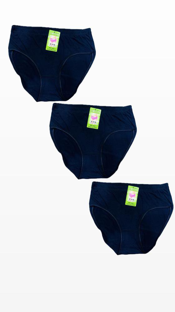 Cotton Plain Panties, Pack of 3